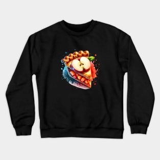 Apple Pie Kawaii Japan Sweet Slice Vintage Retro Crewneck Sweatshirt